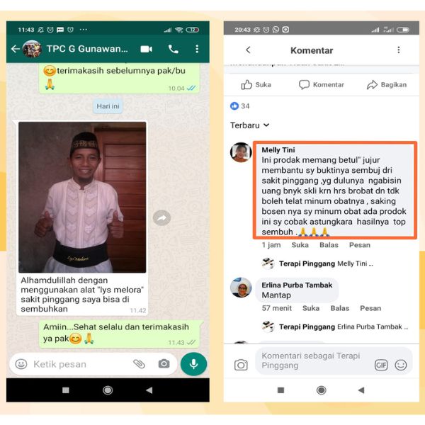 testimoni sakit pinggang lysmelora